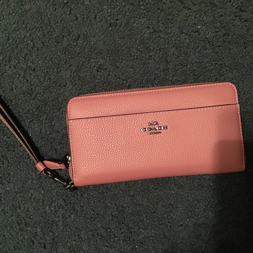 Pink Coach purse wallet